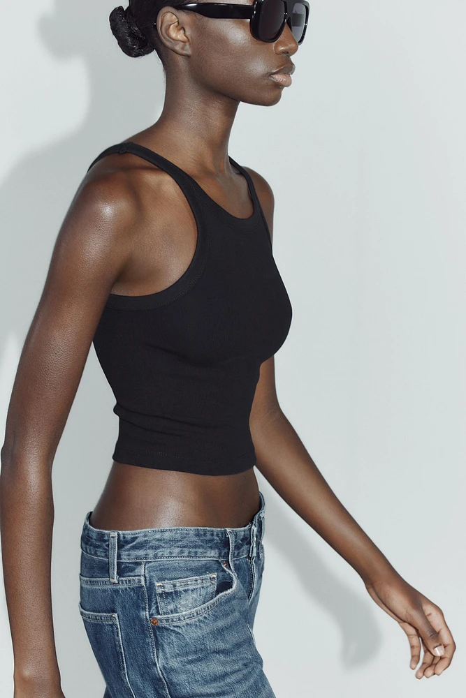 RIB CROP TOP