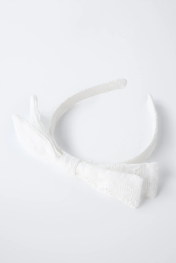 OPENWORK BOW HEADBAND