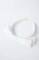 OPENWORK BOW HEADBAND
