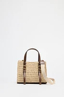 MINI SAC SHOPPER AVEC TOP TRESSÉ