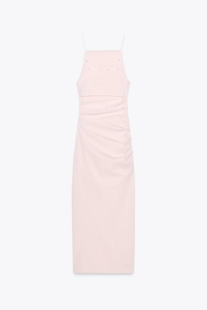 RUCHED STRETCH DRESS