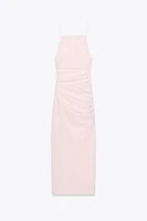 RUCHED STRETCH DRESS