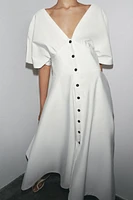ZW COLLECTION MIDI BUTTON DRESS