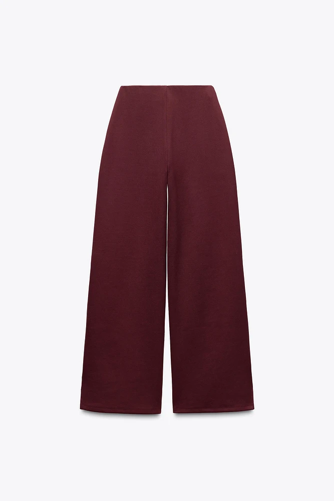 INTERLOCK PANTS WITH OPENING