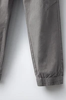 PANTALON DE JOGGING EN POPELINE