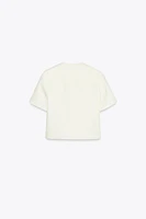 SHORT SLEEVE DOUBLE-BREASTED BLAZER