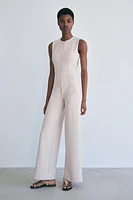 LONG CREPE JUMPSUIT