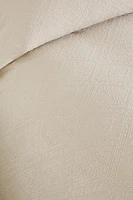 COUVRE-LIT COTON MOTIF GÉOMÉTRIQUE