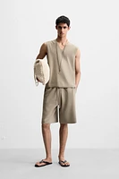 RELAXED FIT KNIT SHORTS