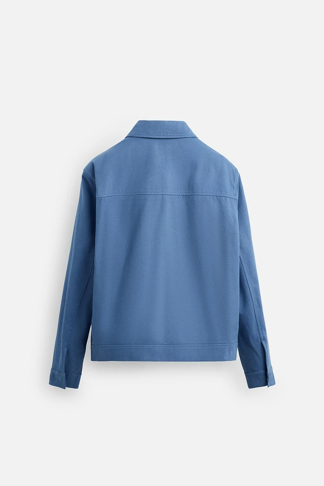 REGULAR FIT COTTON JACKET