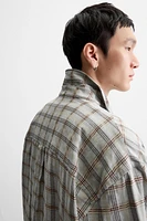 CHEMISE STRUCTURÉE À CARREAUX