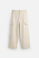 PANTALON CARGO COUPE LARGE