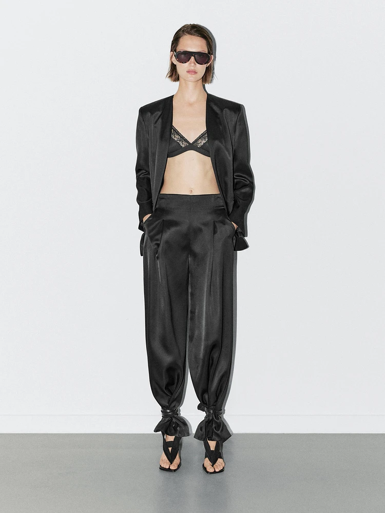 Pantalon large satiné - STUDIO