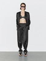 Pantalon large satiné - STUDIO