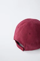 EMBROIDERED TEXT CAP
