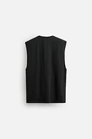 WASHED PRINT TANK TOP