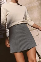JUPE-SHORT À PLIS PLATS