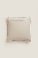 PLAITED THROW PILLOW COVER