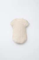 CROCHET KNIT ROMPER