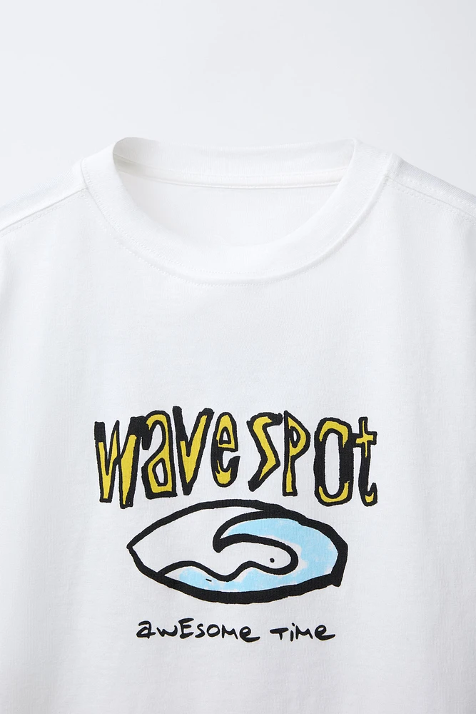 T-SHIRT IMPRIMÉ SURF