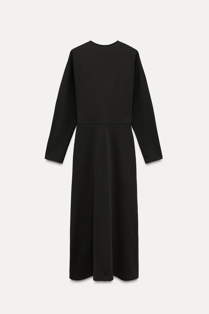 ROBE MI-LONGUE INTERLOCK