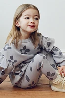FLORAL PRINT SWEATSHIRT