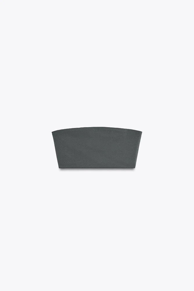 TOP BANDEAU À ZIP