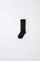 TWO-PACK OF SHEER SOCKS WITH BOWS AND HEARTS