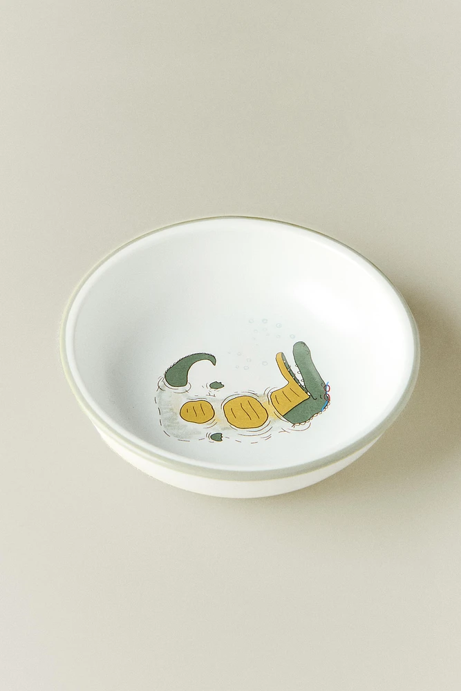 BOL ENFANT CÉRAMIQUE CROCODILE