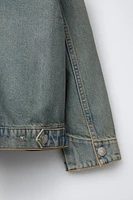 DISTRESSED DENIM JACKET