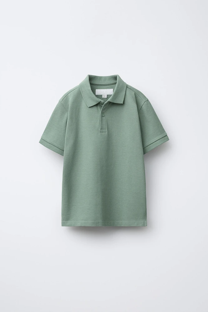 BASIC PLAIN POLO SHIRT