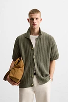 CHEMISE EN MAILLE STRUCTURÉE