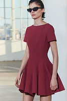 ROBE COURTE GODETS COLLECTION ZW