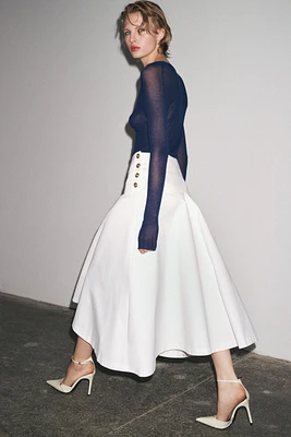 BUCKLE STRAP PATENT PUMPS