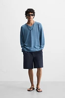 100% LINEN SWEATER