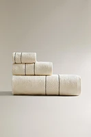 SERVIETTE DE BAIN BORDURE SURPIQÛRES