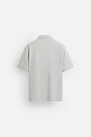 BASIC TEXTURED POLO SHIRT