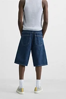 BERMUDA EN DENIM BAGGY FIT
