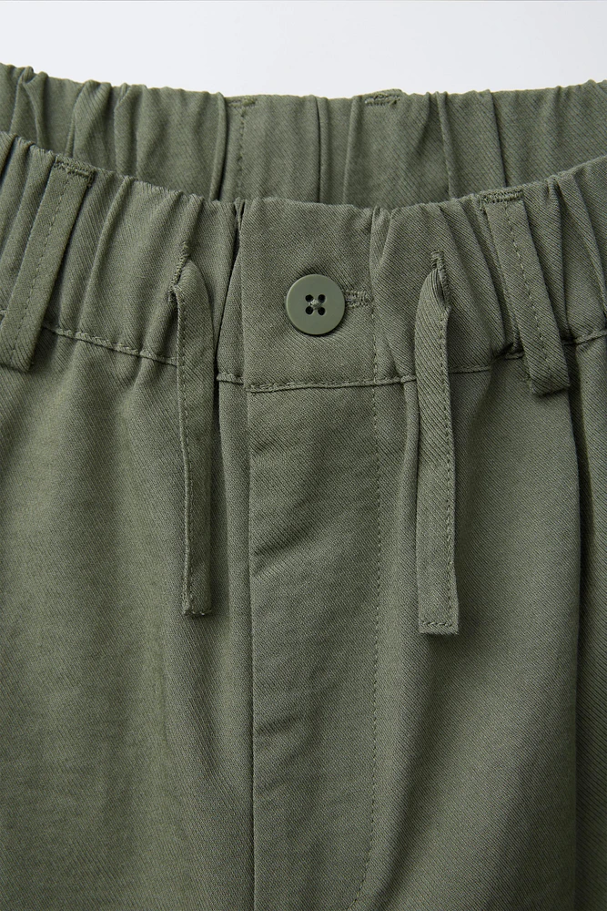 PANTALON FLUIDE À PINCES