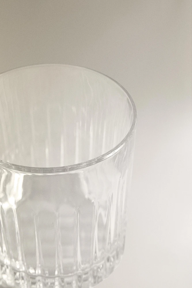 VERRE EN CRISTAL RELIEF