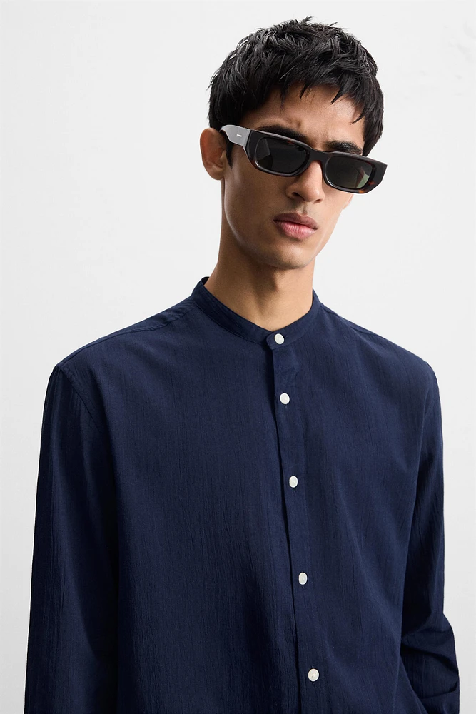 WRINKLED LOOK SHIRT