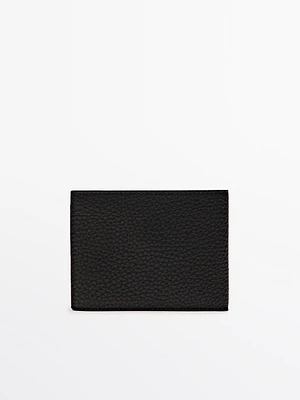 Nappa leather landscape wallet