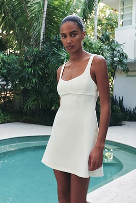 A-LINE SILHOUETTE MINI DRESS