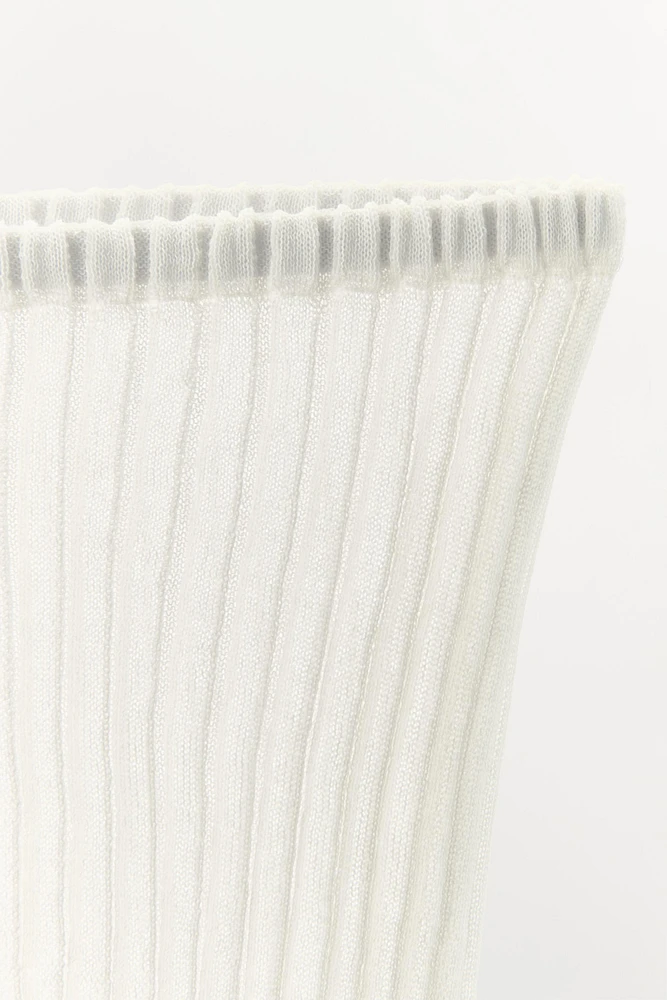 CULOTTE EN MAILLE FINE PLISSÉE