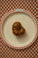 CHILDREN'S DINNER PLATE WITH A CONTRAST EDGE