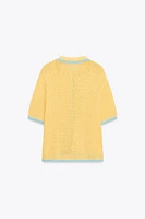 COLLAR POLO CARDIGAN