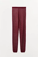 LEGGING POINTELLE TRICOT