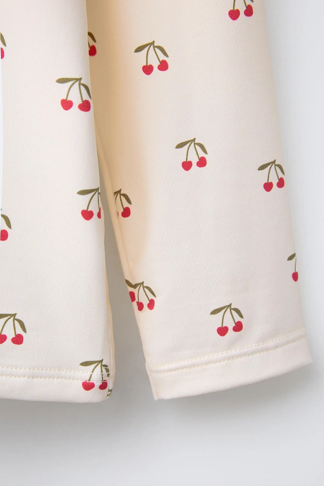 CHERRY SWIM SHIRT
