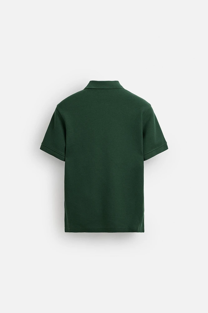 QUARTER ZIP POLO