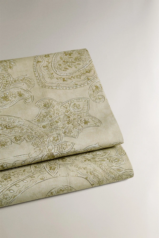 DRAP PLAT IMPRIMÉ PAISLEY
